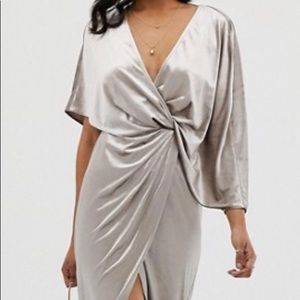 ASOS champagne party dress